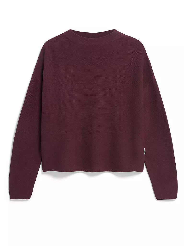 ARMEDANGELS | Pullover MERINAA | Rosso scuro