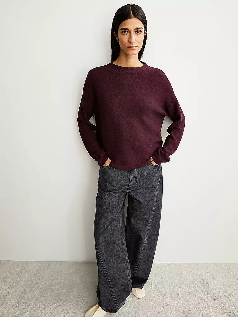 ARMEDANGELS | Pullover MERINAA | Rosso scuro