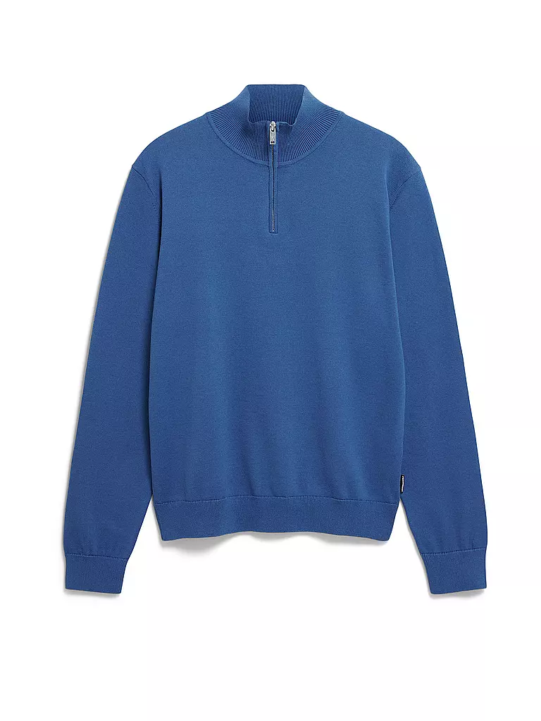 ARMEDANGELS | Pullover Troyer FAABES | Blu