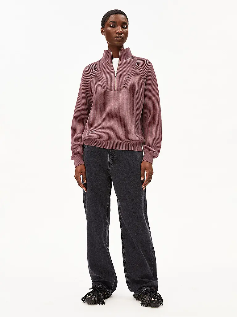 ARMEDANGELS | Pullover Troyer RONYIAAS | Rosa