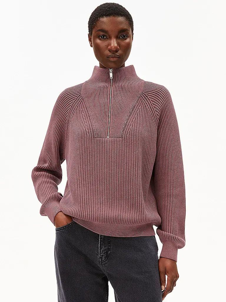 ARMEDANGELS | Pullover Troyer RONYIAAS | Rosa