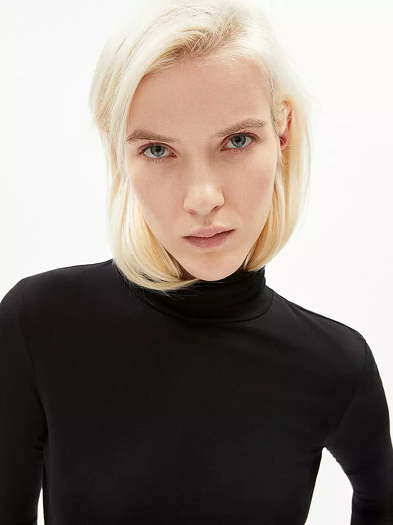 ARMEDANGELS | Rollkragenshirt MALANAA  | Nero