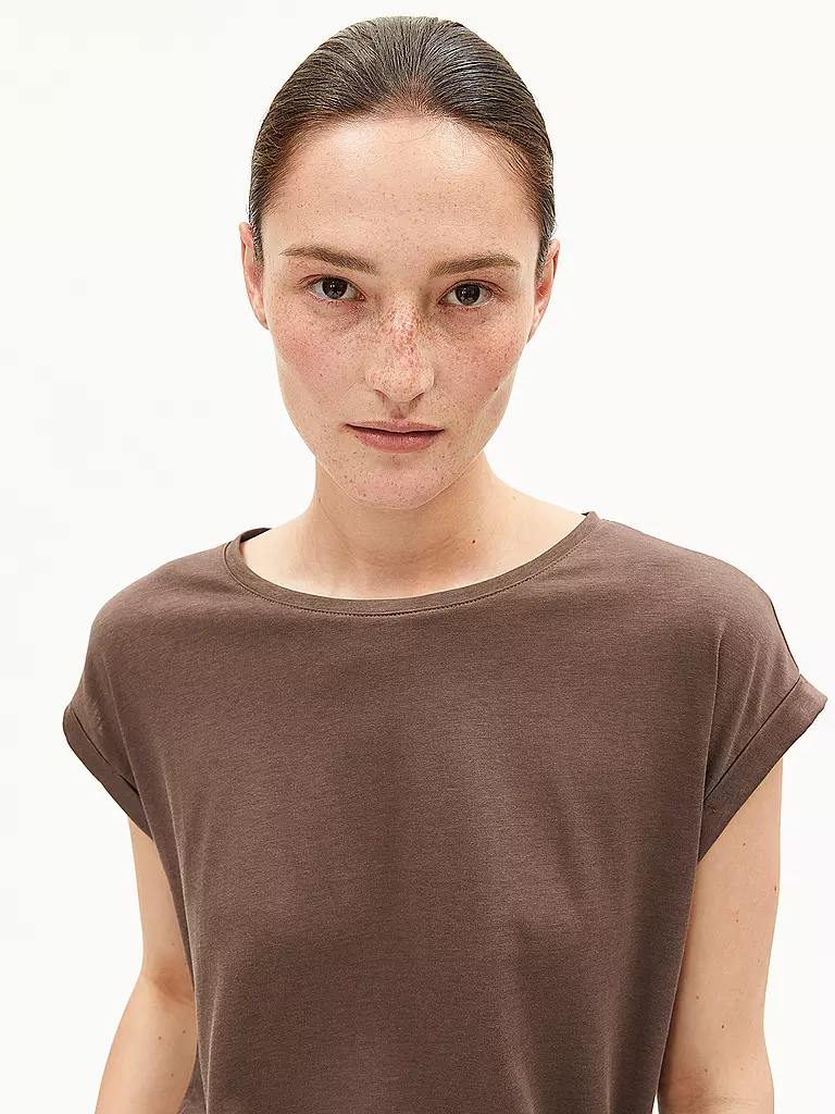 ARMEDANGELS | Shirt JILAANA | Marrone