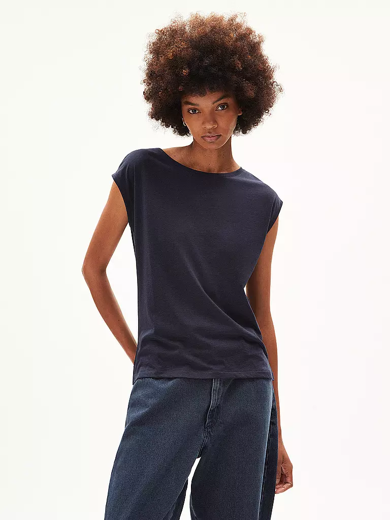ARMEDANGELS | Shirt JILAANA | Blu scuro