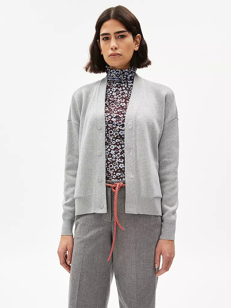 ARMEDANGELS | Sweatjacke BOMBAA | Grigio