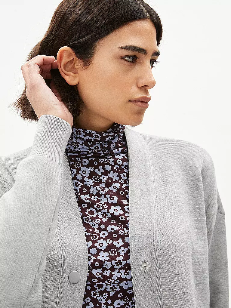 ARMEDANGELS | Sweatjacke BOMBAA | Grigio