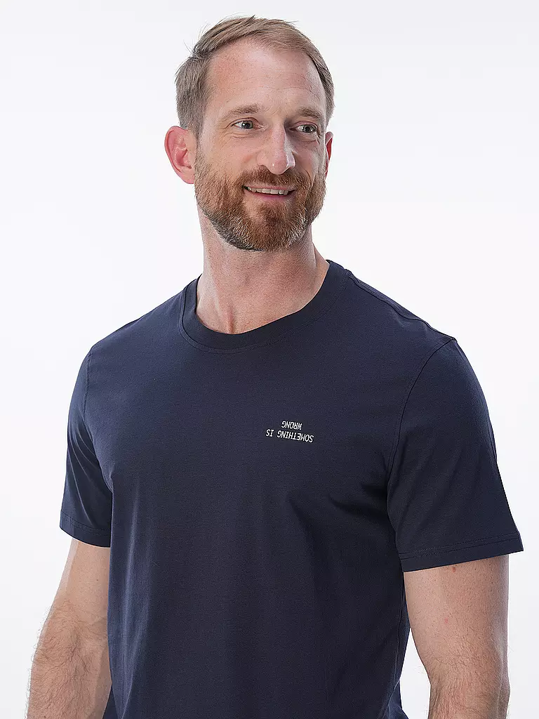 ARMEDANGELS | T-Shirt AADONI WRONG | Blu
