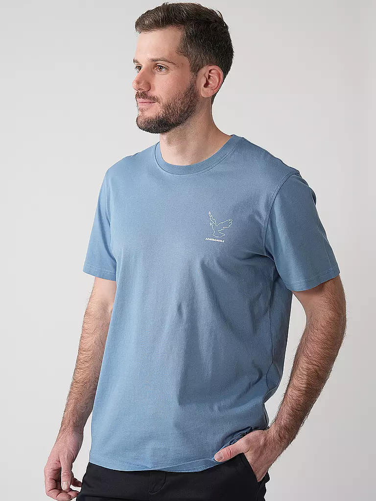 ARMEDANGELS | T-Shirt AADONI | Blu chiaro