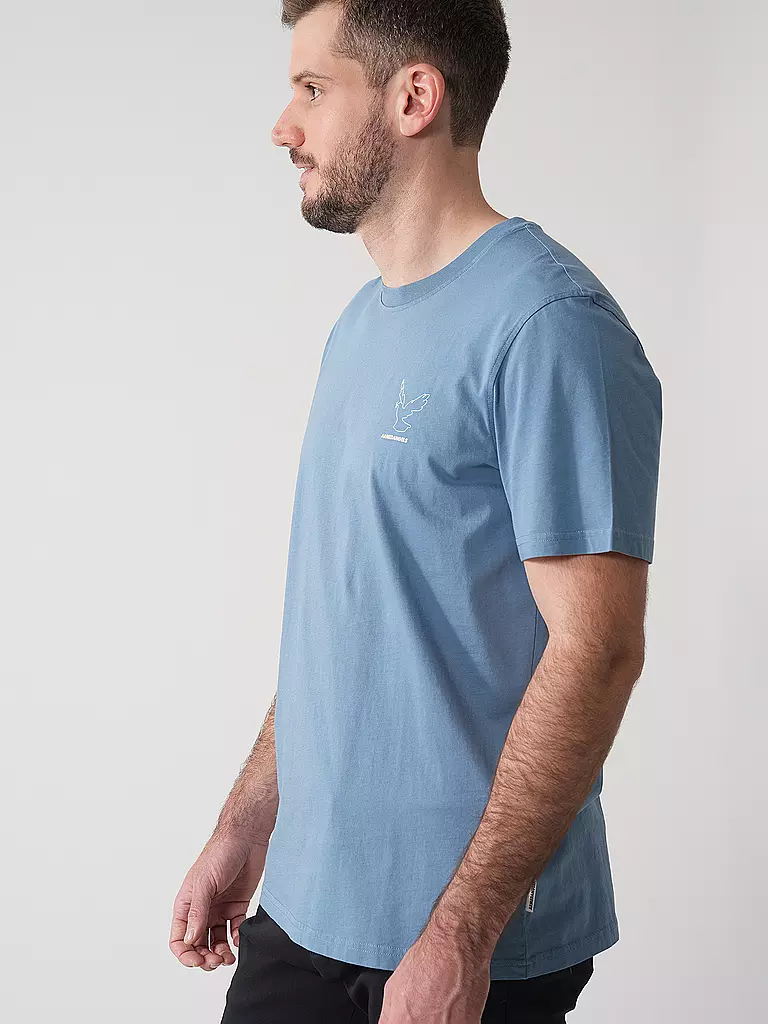 ARMEDANGELS | T-Shirt AADONI | Blu chiaro