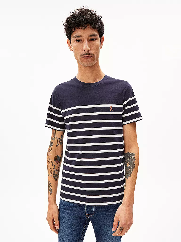 ARMEDANGELS | T-Shirt AADROS | Blu