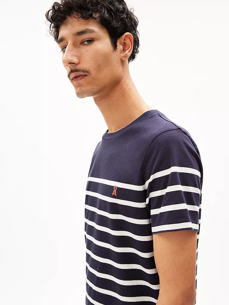 ARMEDANGELS | T-Shirt AADROS | Blu