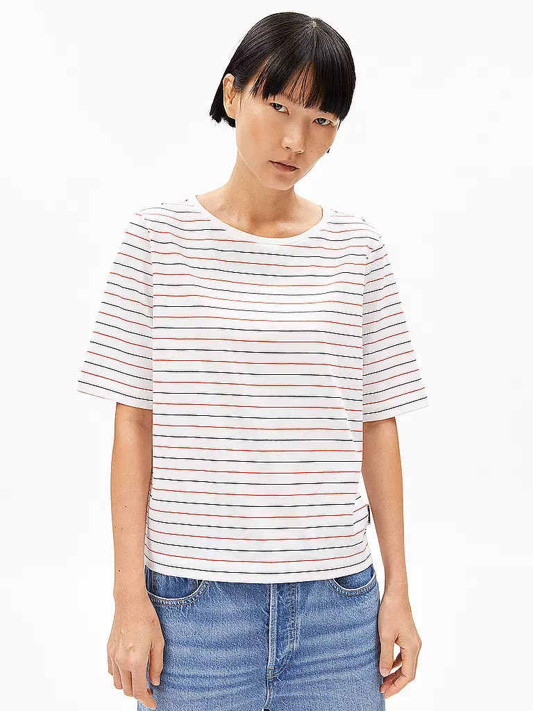 ARMEDANGELS | T-shirt FINIAA FRENCH | Bianco