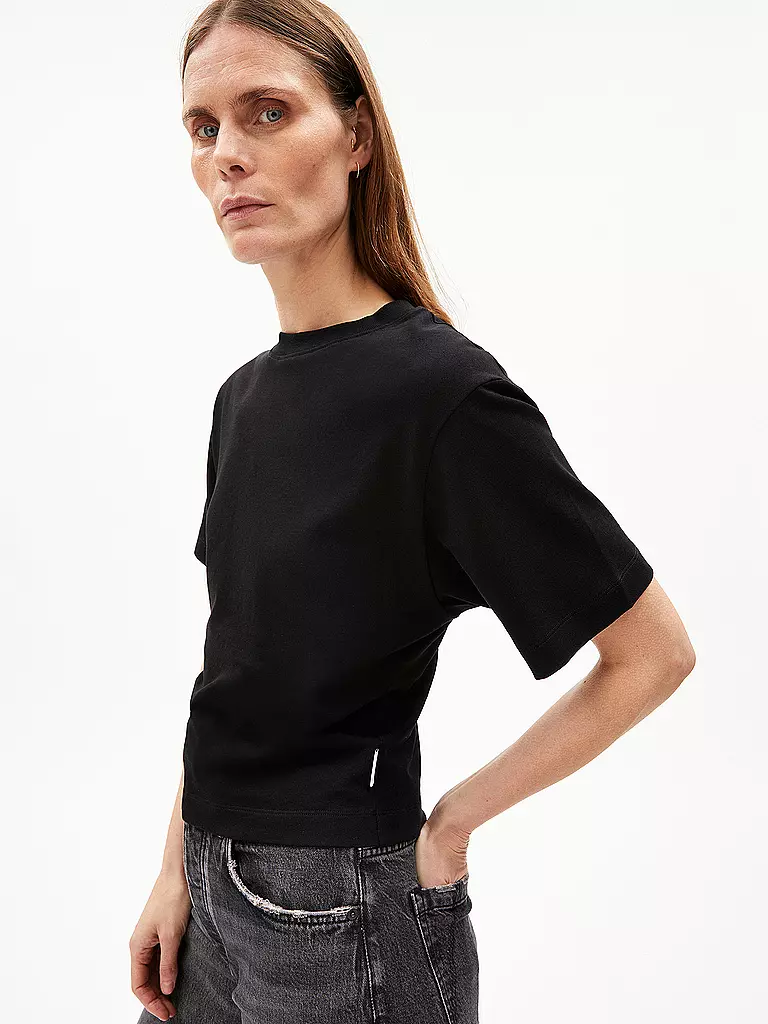 ARMEDANGELS | T-Shirt HERSILIAA  | Nero