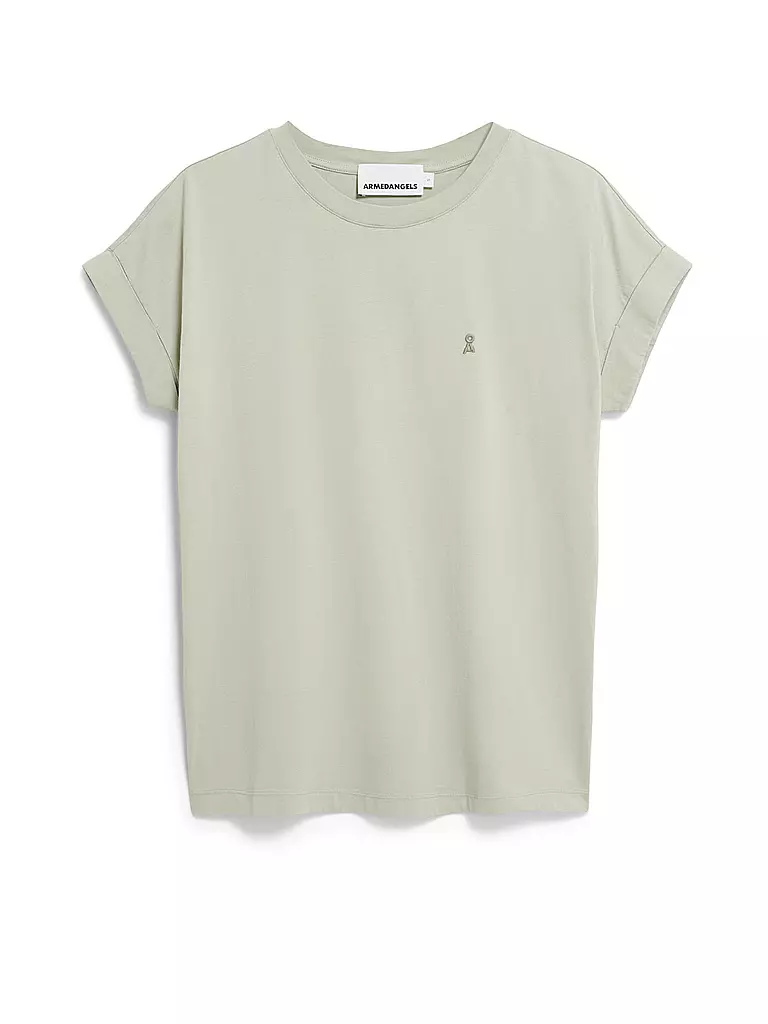 ARMEDANGELS | T-shirt IDAARA | Verde chiaro