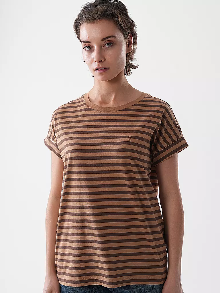 ARMEDANGELS | T-shirt IDAARA | Marrone