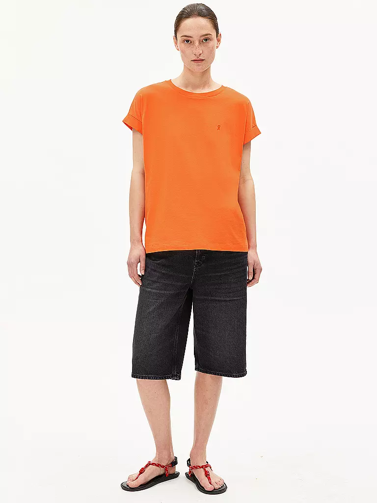 ARMEDANGELS | T-Shirt IDAARA | Arancione