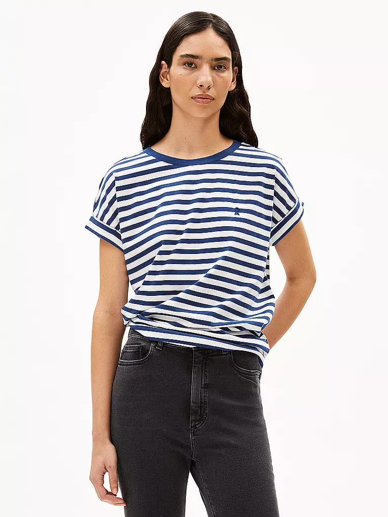 ARMEDANGELS | T-Shirt IDAARA | Blu