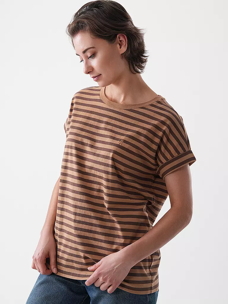 ARMEDANGELS | T-shirt IDAARA | Marrone