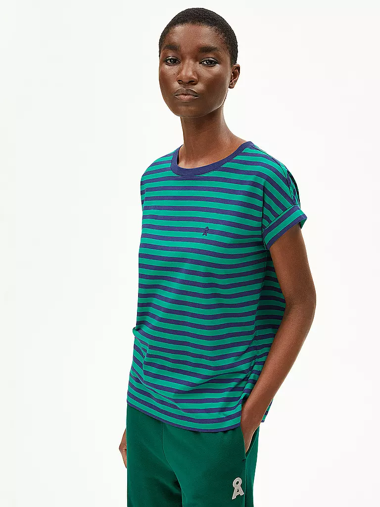 ARMEDANGELS | T-Shirt IDAARA | Verde