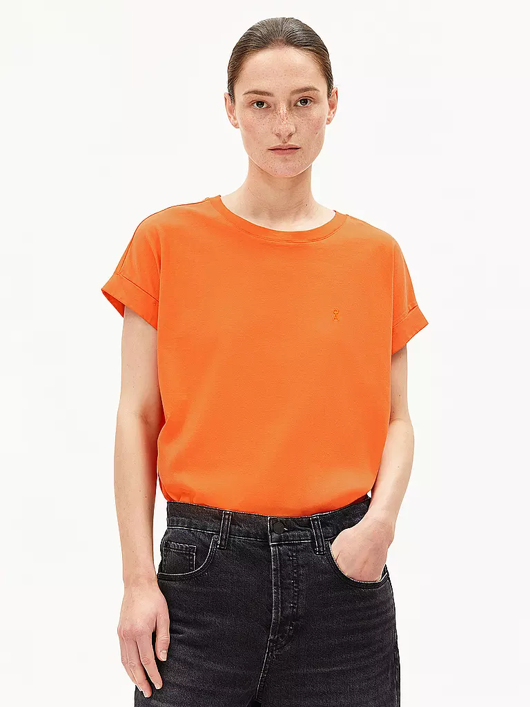 ARMEDANGELS | T-Shirt IDAARA | Arancione