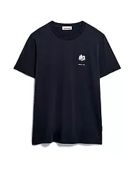 ARMEDANGELS | T-Shirt JAAMES KNOWLEDGE | Blu