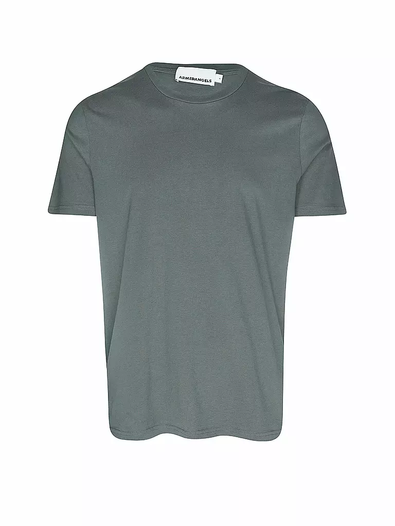 ARMEDANGELS | T-Shirt JAAMES | Verde scuro