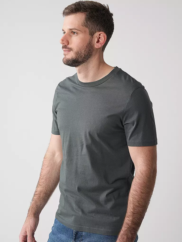 ARMEDANGELS | T-Shirt JAAMES | Verde scuro