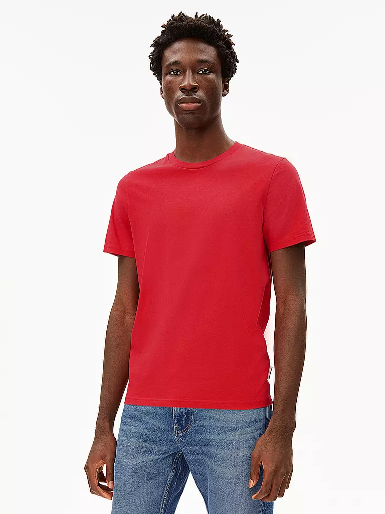 ARMEDANGELS | T-shirt JAAMES | Rosso