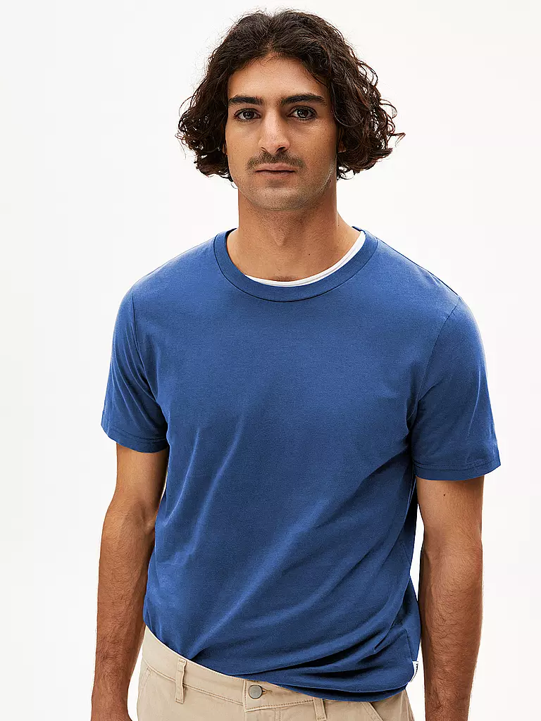 ARMEDANGELS | T-shirt JAAMES | Blu