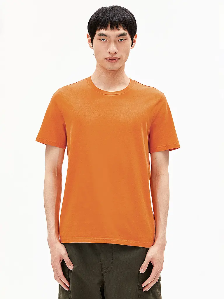 ARMEDANGELS | T-Shirt JAAMES | Arancione