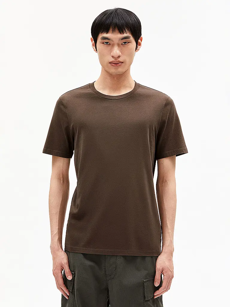 ARMEDANGELS | T-shirt JAAMES | Marrone