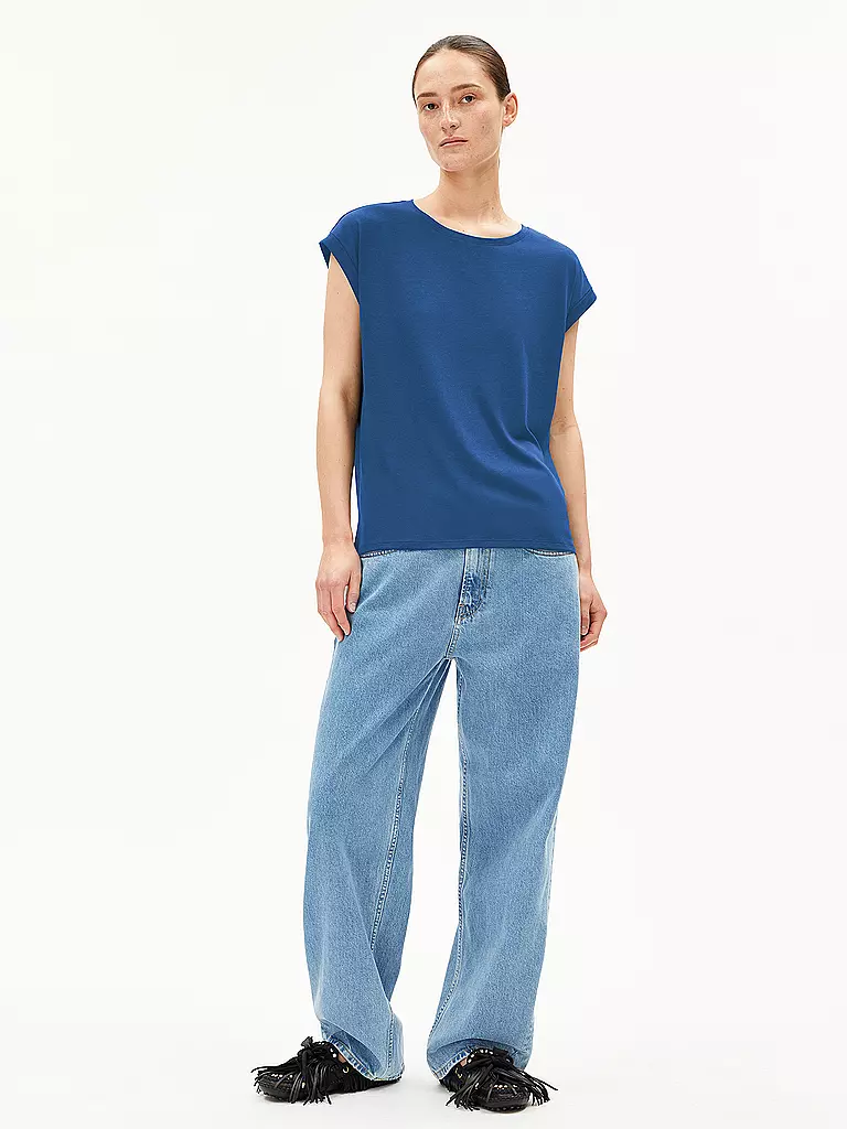 ARMEDANGELS | T-Shirt JILAANA | Blu