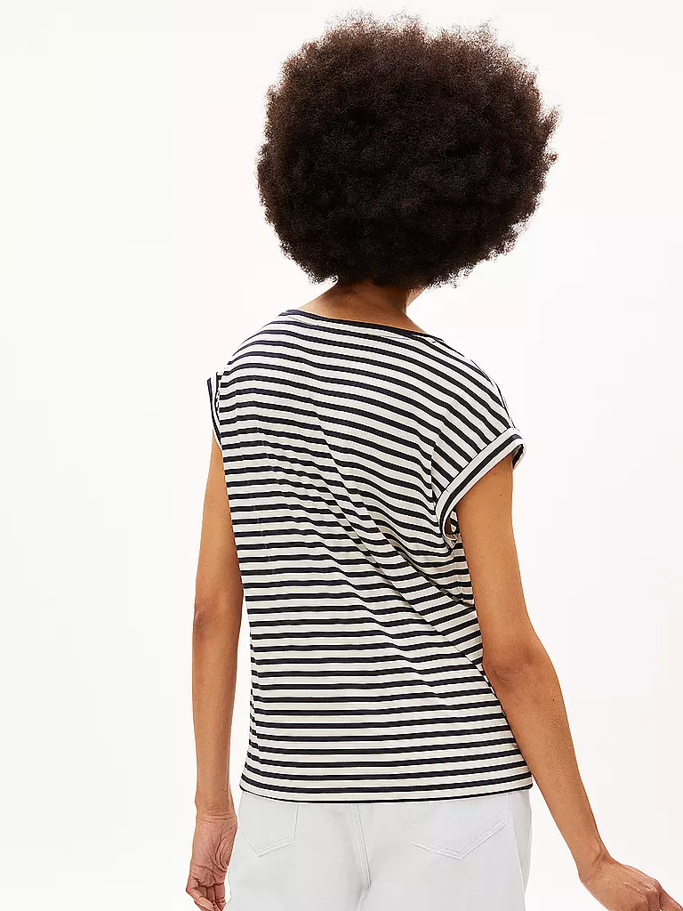 ARMEDANGELS | T-Shirt JILAANA | Blu scuro
