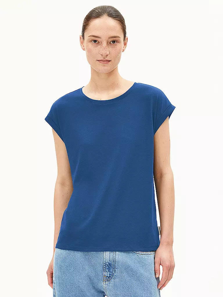 ARMEDANGELS | T-Shirt JILAANA | Blu