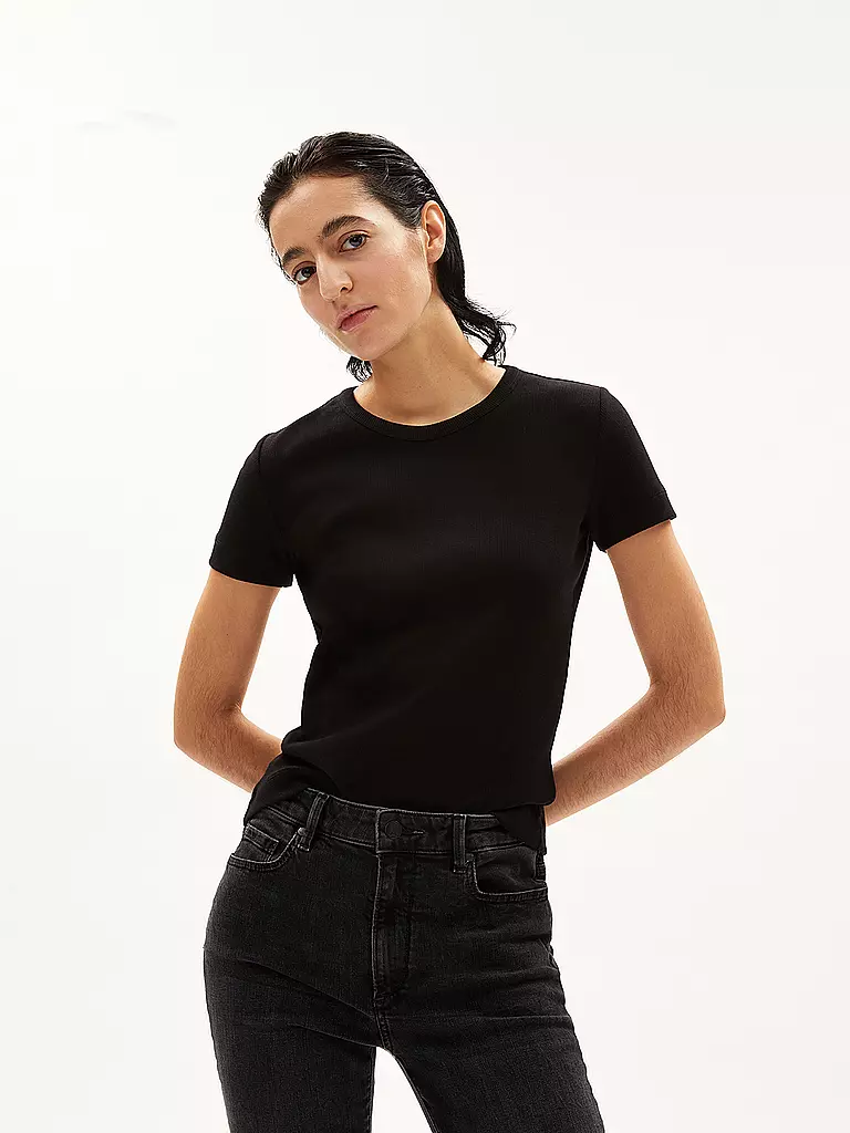 ARMEDANGELS | T-Shirt KARDAA | Nero