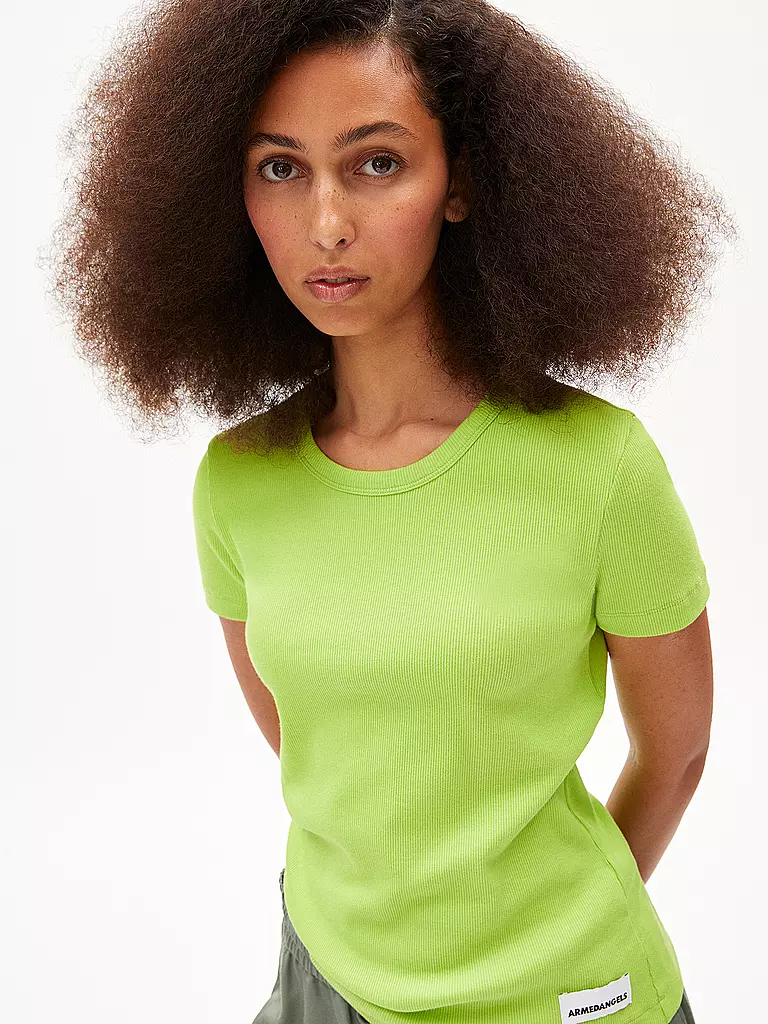 ARMEDANGELS | T-Shirt KARDAA | Verde