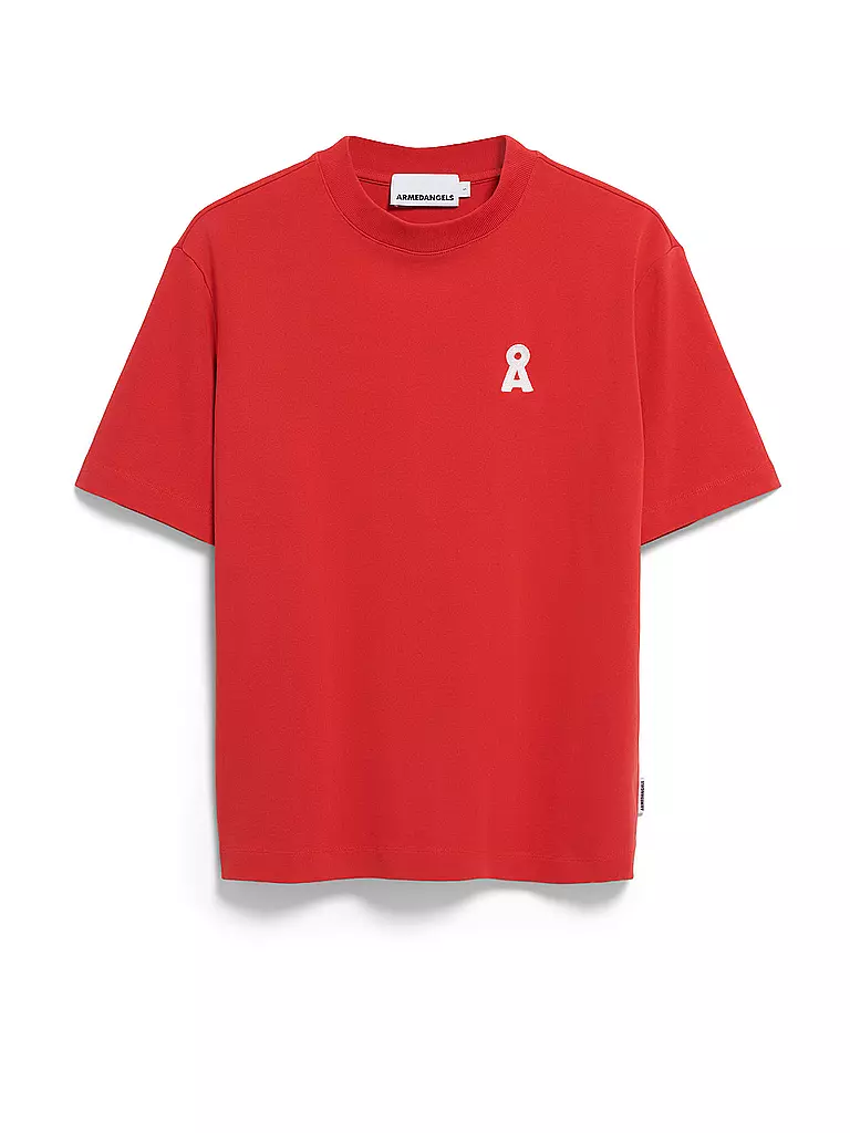 ARMEDANGELS | T-Shirt Loose Fit TARJAA | Rosso