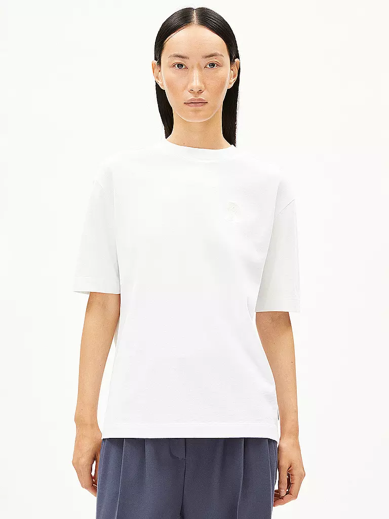 ARMEDANGELS | T-Shirt Loose Fit TARJAA | Bianco