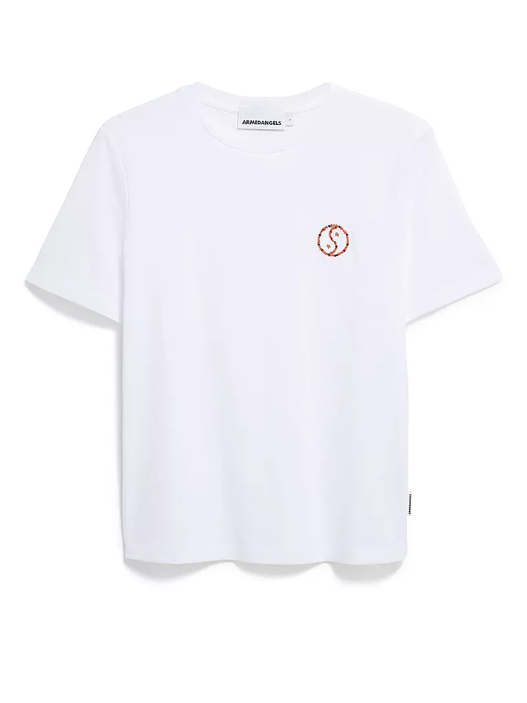 ARMEDANGELS | T-Shirt LUALAA FLOWER | Bianco