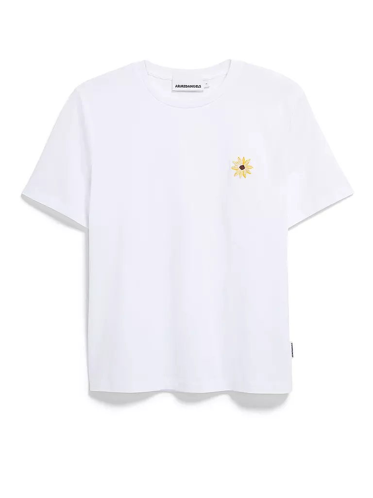 ARMEDANGELS | T-Shirt LUALAA FLOWER | Bianco