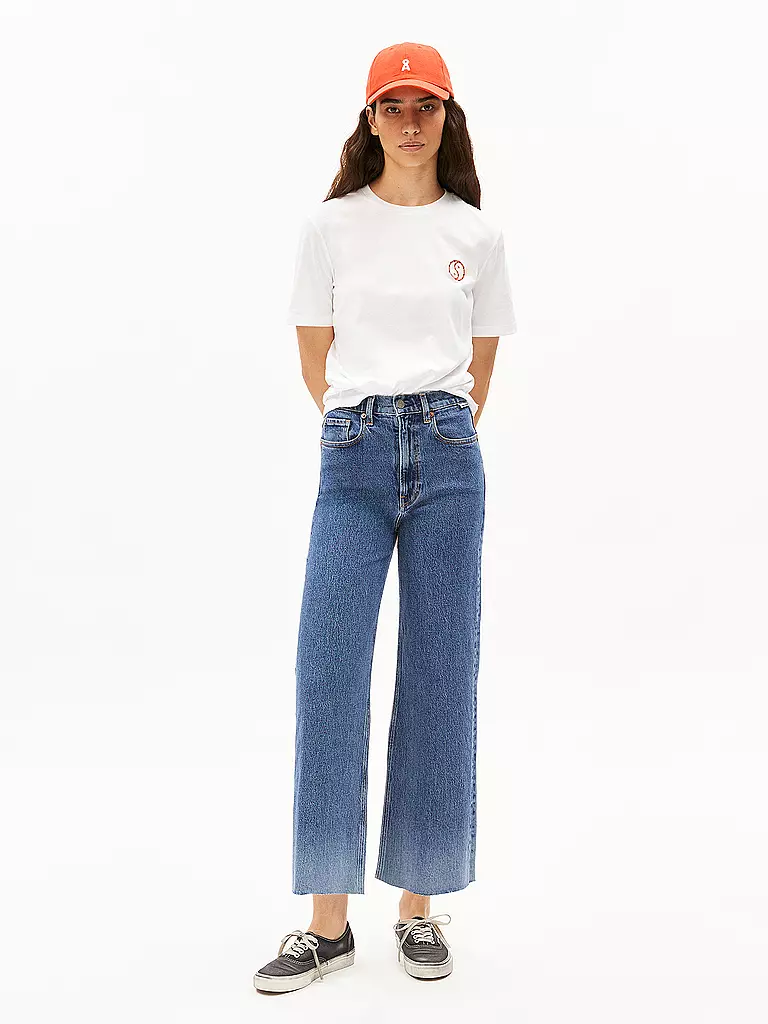 ARMEDANGELS | T-Shirt LUALAA FLOWER | Bianco