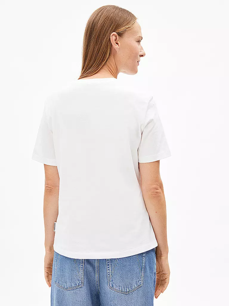 ARMEDANGELS | T-Shirt LUALAA FLOWER | Bianco