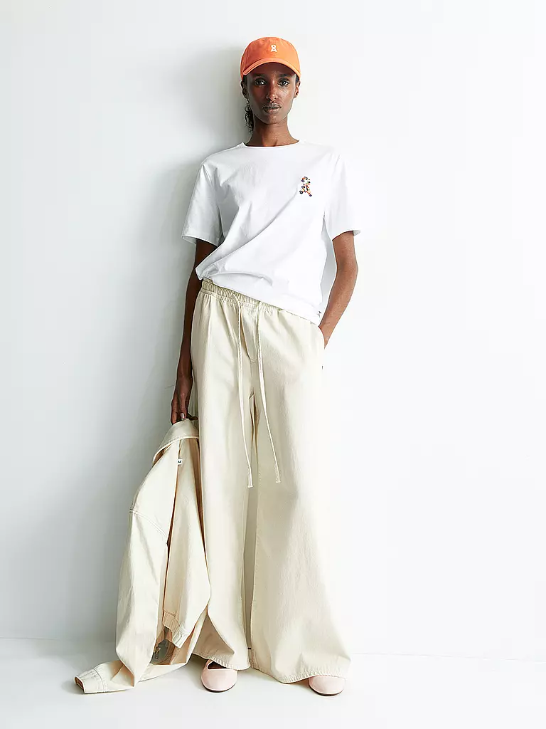 ARMEDANGELS | T-Shirt LUALAA FLOWER | Bianco