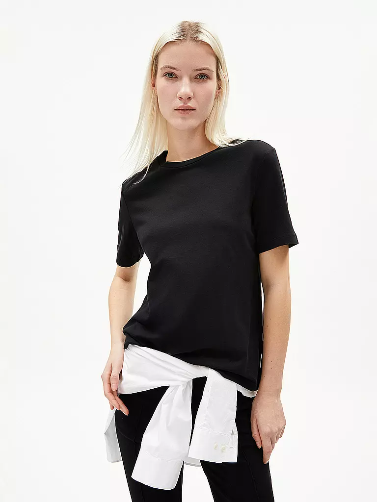 ARMEDANGELS | T-shirt LUALAA | Nero