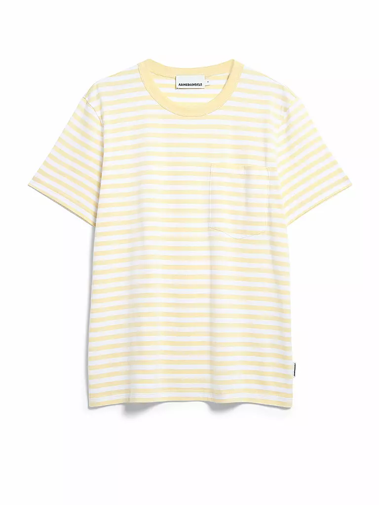 ARMEDANGELS | T-shirt MAARKOS POCKET | Giallo