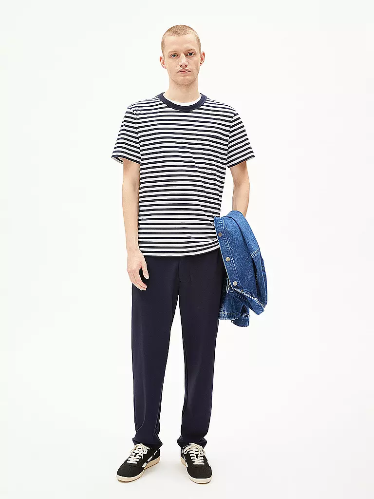 ARMEDANGELS | T-Shirt MAARKOS POCKET | Blu
