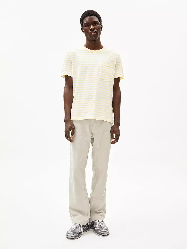ARMEDANGELS | T-shirt MAARKOS POCKET | Giallo