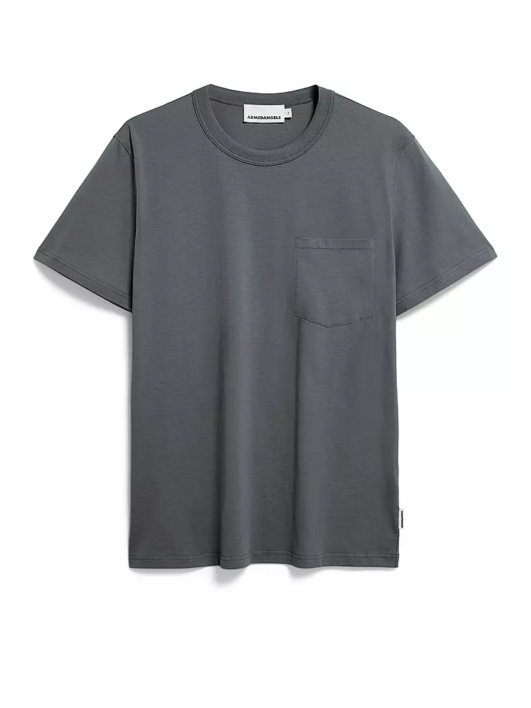 ARMEDANGELS | T-Shirt MAARKOS | Verde scuro