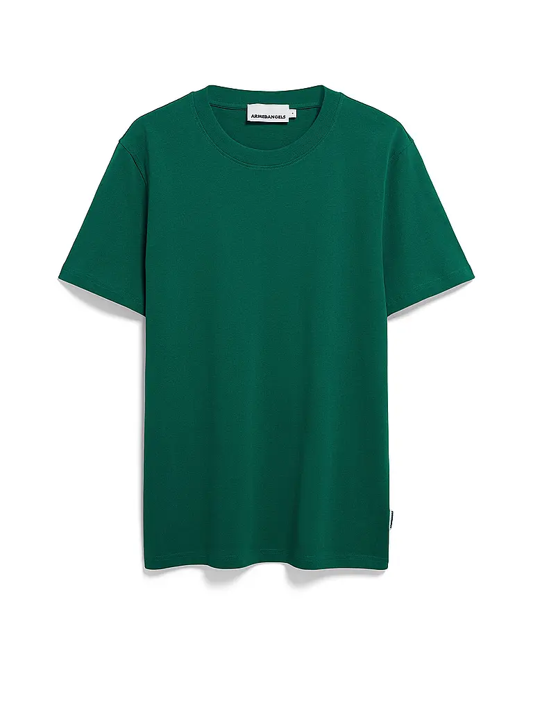 ARMEDANGELS | T-Shirt MAARKOS | Verde scuro