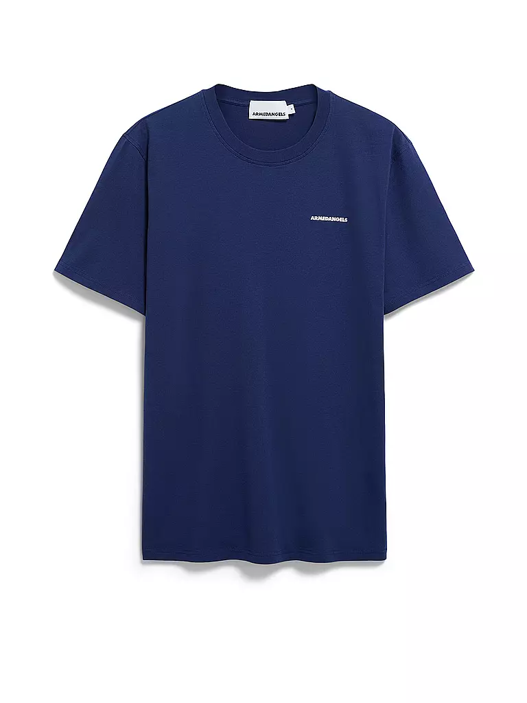 ARMEDANGELS | T-shirt MAARKOS | Blu scuro